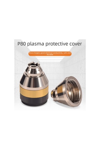 Aubyhe P80 Plazma Kesici Aleti Koruyucu Kılıfı - Dayanıklı Seramik Uyumlu Korumalı Uç Parça Temel Tip, 1 Adet