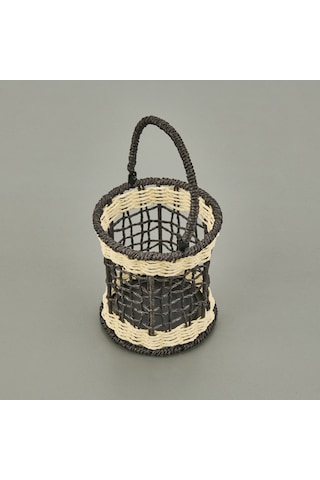 Deco Fuego Mumluk - Siyah / Krem - 13x14 Cm Renkli