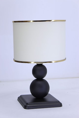 Decor Kare Top Abajur Gece Lambası Abajuru Siyah