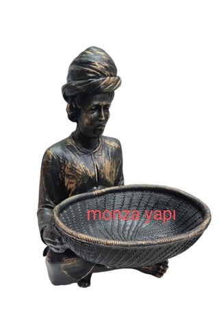 Hint Figürlü Sepetli Biblo Havluluk Antik