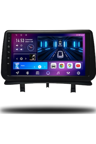 Caros Renault Clio 3 2005-2011 Android Multimedya 4gb Ram 32gb Hafıza 10"