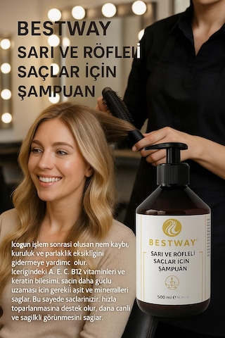 Bestway Sarı Ve Röfleli Saçlar İçin Yoğun Bakım Şampuanı