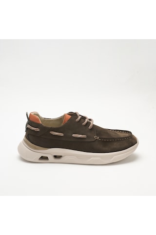 Sneaker Erkek Og-2410 John May 300-137t-etiket 92 Duman Nubuk-turuncu Dana Süet Tersi Antrasit