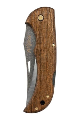 Argeus Katlanır Ahşap Saplı - Model 2 Outdoor Çakısı Çok Renkli