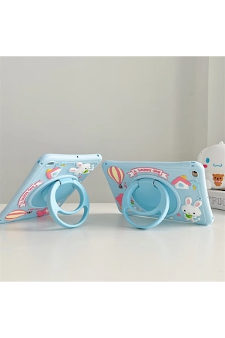 Samsung Galaxy Uyumlu Tab A8 10.5 Sm-x200 2021 Kılıf Cute Dolls Standlı Eğlenceli 3d Karekterli Çocuk Kılıfı Kılıf