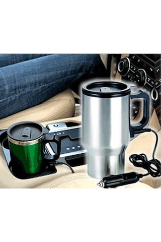 Araç İçi Su  Isıtıcı Termos  Kupa Bardak