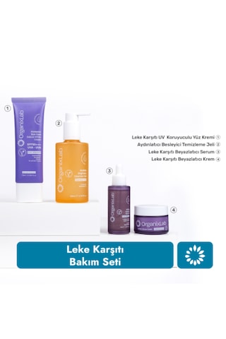 Organixlab Leke Karşıtı Cilt Bakım Seti