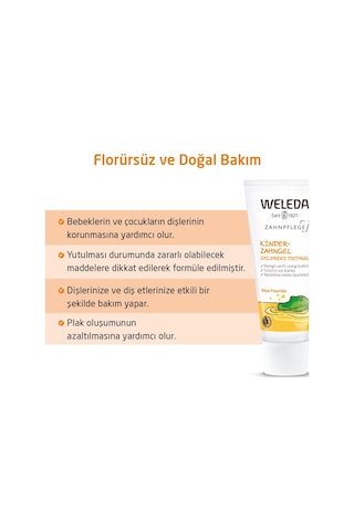 Weleda Bebek ve Çocuklar için Organik Diş Macunu 50 ML