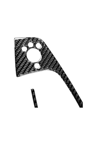 Sones Araba Karbon Fiber Cam Kaldırıcı Kısa Stil Dekoratif Sticker Audi A6 S6 C7 A7 S7 4g8 2012-2018 Sağ Sürücü