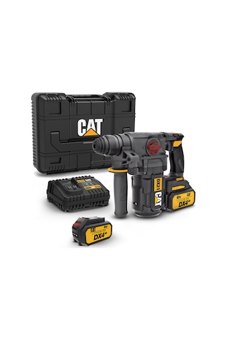 CAT DX21 18 V Li-ion Çift Akülü Kömürsüz Profesyonel SDS Plus Kırıcı Delici