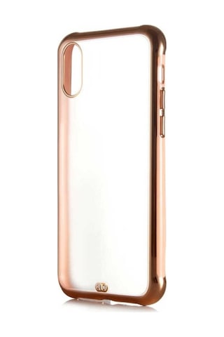 Apple Uyumlu iPhone X Kılıf Zore Voit Kapak Pembe