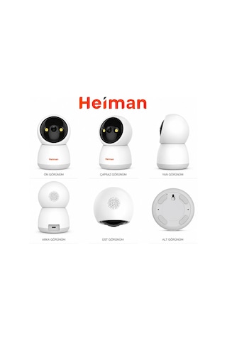 Hm-428 Wifi Gece Görüşlü Speed Dome Ip Ptz Akıllı Bebek Bakıcı Ka