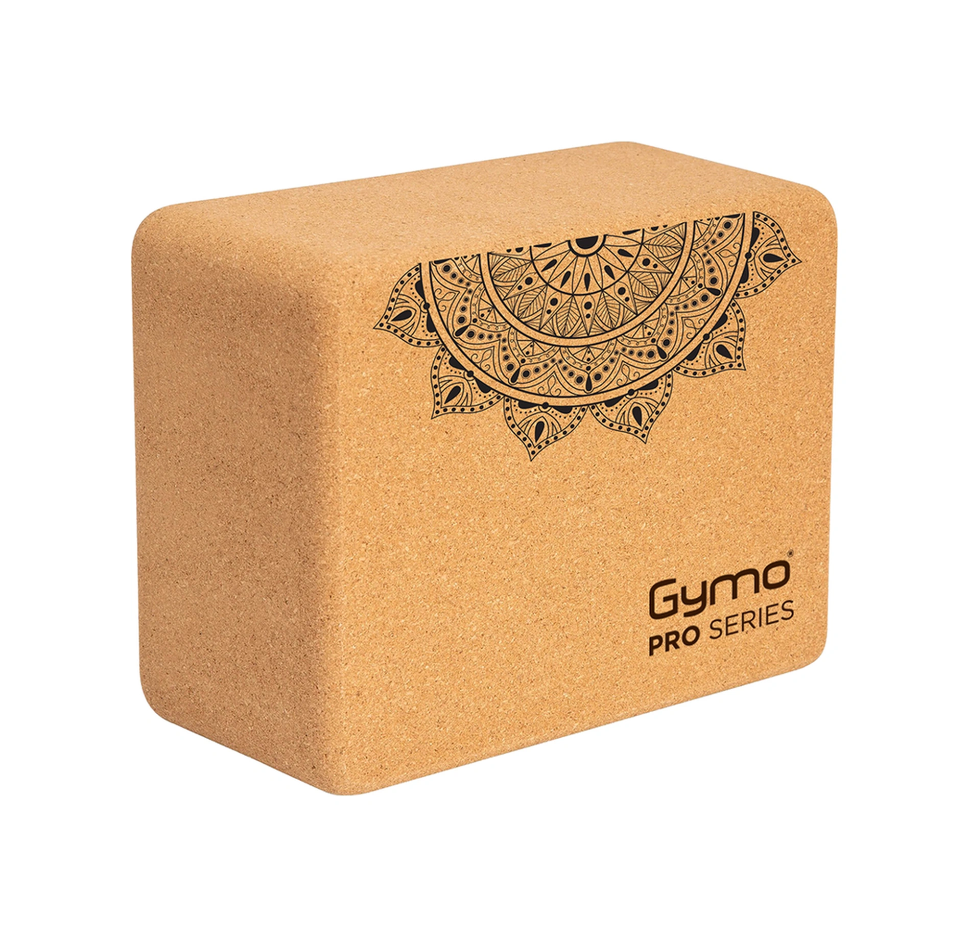 Gymo Pro Series Yoga Blok Mantar Mandala Kahverengi