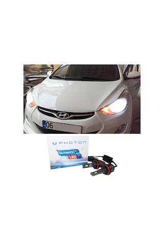 Hyundai Elantra Led Xenon Uzun Far Ampulü H7 Ultimate 9500 Lumens Yeni Seri Beyaz 2012+