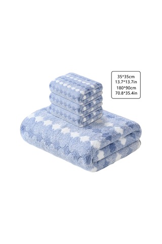 Aileler Ve Misafirler İçin Uygun Dayanıklı Ve Uzun Ömürlü Mikrofiber Malzemeli 4 Adet Banyo Havlusu Yellow Diğer
