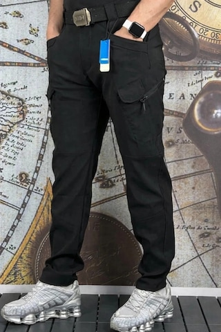 Mikro Taktical Taktikal Cargocep Kargocep İthal Yazlık 6 Cepli Outdoor Pantolon Siyah