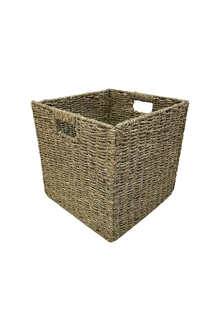 Koçtaş Seagrass Katlanabilir Sepet 30 x 30 x 30 Cm Bej