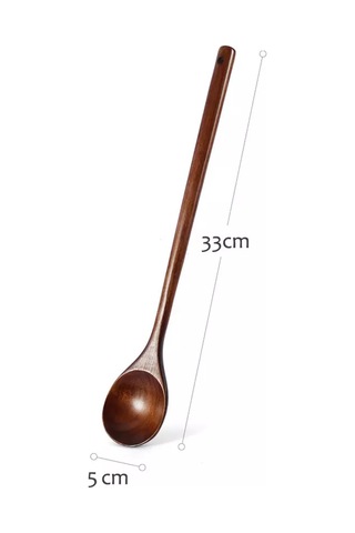 Niandahoome Uzatılmış Saplı Ahşap Bar Mutfağı Kaşığı 175545608