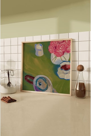 Ahşap Çerçeveli Mdf Kare Tek Tablo Kendi Tablo Setinizi Oluşturacağınız Liste Mutfak03 23 X 23 Çerçeveli Tx1105
