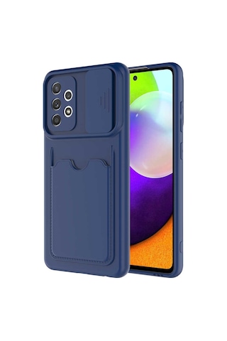 Galaxy A72 Kilif ?Zore Kartix Kartlik Bölmeli Kilif 499754436