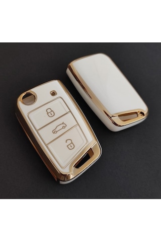 Volkswagen T-roc Taigo T-cross Polo Uyumlu Golf Uyumlu Nano Anahtar Kılıfı