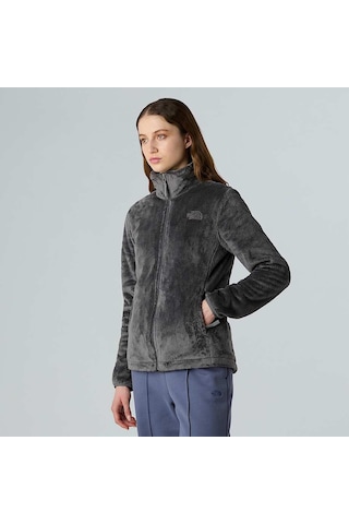 The North Face Osito Kadın Gri Dik Yaka Mont Gri