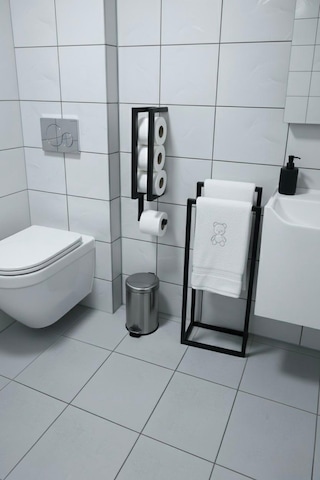 Todekhome Modern Banyo İkili Seti Mat Siyah