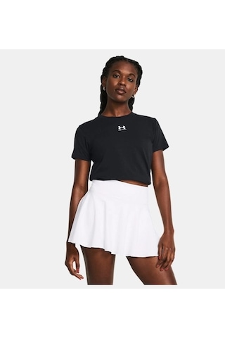 Under Armour Campus Core Kısa Kollu Kadın Tişört 1383648-001 Siyah