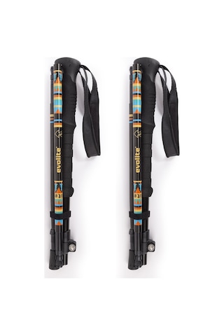 Evolite Compact Micro Quick-lock Trekking Batonu Çok Renkli