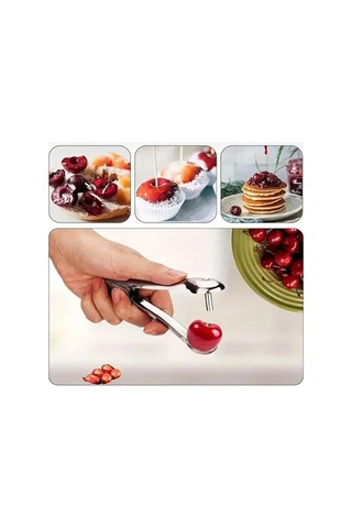 Mucit Home Kiraz Çekirdeği Çıkarıcı Paslanmaz Çelik Zeytin Hurma Çekirdek Çıkarıcı