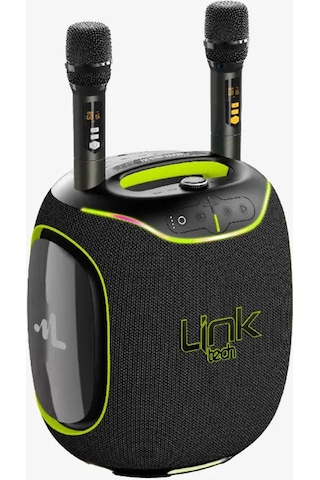 Linktech M424 Premium Çift Mikrofonlu 300w Ekstra Bas Bluetooth Hoparlör