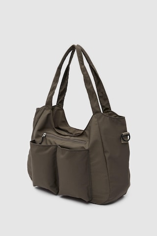 Shule Bags Baia Teknik Kumaş Günlük Spor Çanta Mocha Çok Renkli
