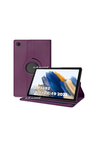 Samsung Uyumlu Galaxy Tab A9 8.7 Inç Tablet Kılıf 360 Dönen Standlı X110