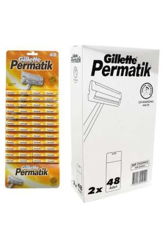 Permatik Tek Saplı Jilet 96 Parça 4801
