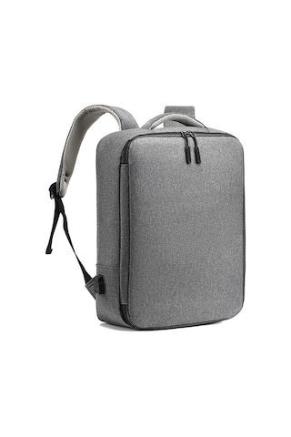 İş Sırt Çantası Erkek Bilgisayar Sırt Çantası Erkek Okul Çantası Öğrenci Sırt Çantası gri