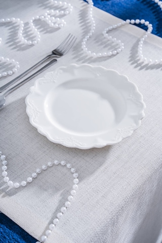 Acar King Pasta Tabağı - 18 Cm Beyaz