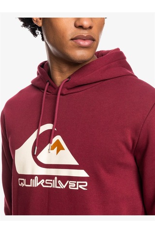 Quiksilver Big Logo Hood Erkek Sweat-4137 Bordo