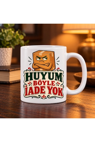 Ny Joy Huy Paketi Tasarımlı Porselen Kupa - Model 769 Nyjoybz