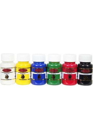 Artebella Transparan İpek Boya 6'lı Set 50 ML Absti001 Çok Renkli