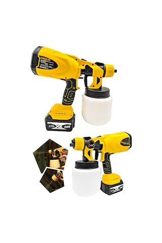 Deko Turkey Profesyonel Boy Akülü Sprey Boya Püskürtme Tabancası