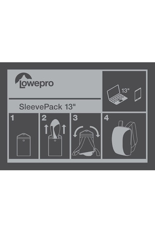 Lowepro Sleevepack 13 Packable Laptop Sleeve (Blue/Gray)