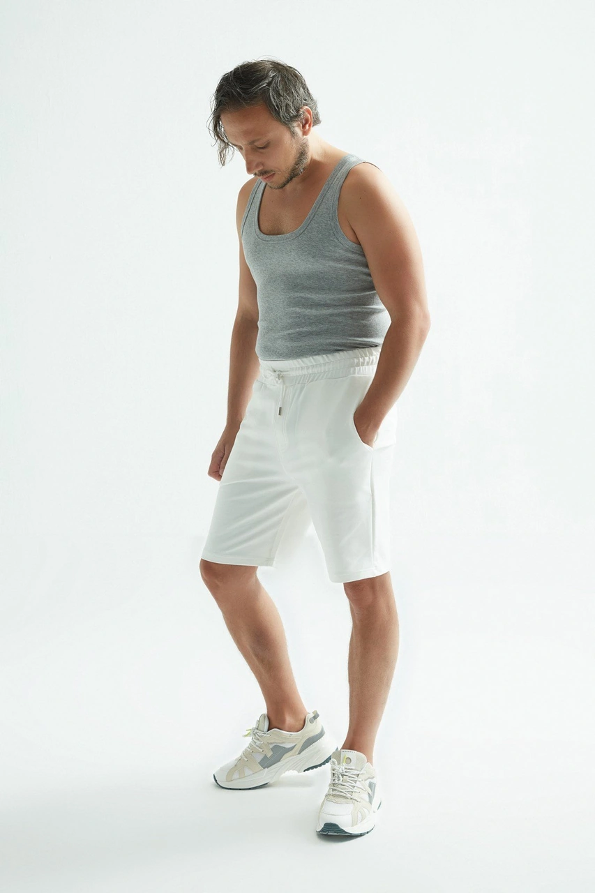 Weweus Ekru Erkek Şort 1040 Ekru