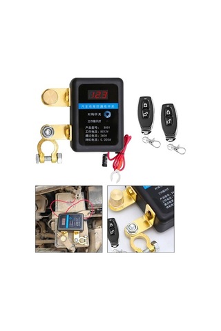 Besthome1 Araba İçin Kill Switch Verimli Güç Çift-uzaktan-kumanda, Kırmızı, Model X, Boyut Y, Otomobil Ve Off-road