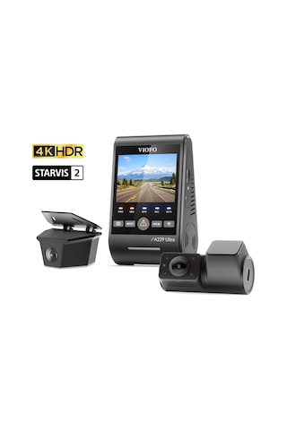 Viofo A229 Ultra-w 3 Kameralı Ön+arka Su Geçirmez+iç 4k+4k+1080p Hdr Sony Starvıs 2 Sensörlü Gps'li Araç Kamerası