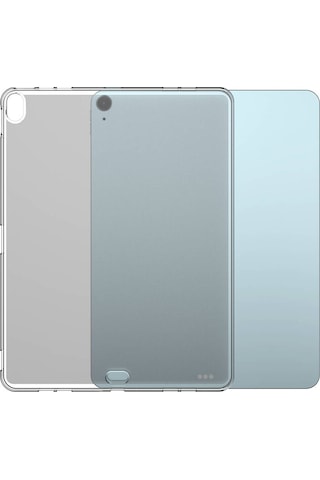 iPad Uyumlu  Air 11 2024 Kılıf Tlzn Tablet Süper Silikon Kapak - Şeffaf Arka Kapak