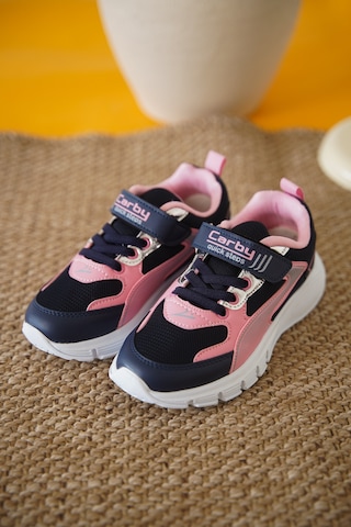 Daxtors D0132 Cırtlı Çocuk Unisex Sneaker Spor Ayakkabı Lacivert