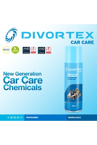 Divortex Endüstriyel Parça Temizleme Spreyi 500 ML