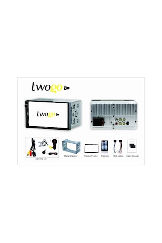 Twogo Go-i3356 Double Teyp 7 Inch Ekran Yansıtma 4 50w Usb/bt/sd/fm/aux Geri Görüş Kamerası