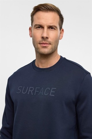 Süvari Lacivert Regular Düz Bisiklet Yaka Sweatshirt Sw2013700023-m09 Lacivert