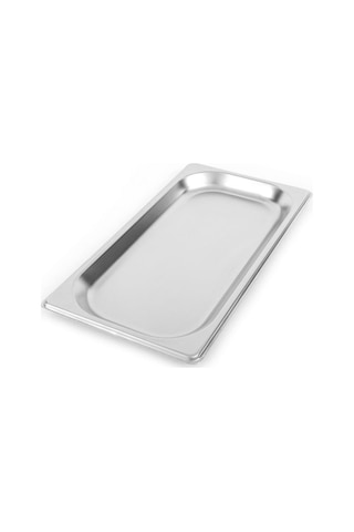 Gastronorm Küvet Paslanmaz Çelik Gn 1/3 - 20 Mm Gümüş